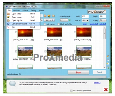 ProXmedia Picture Editor PRO v2 Screenshot
